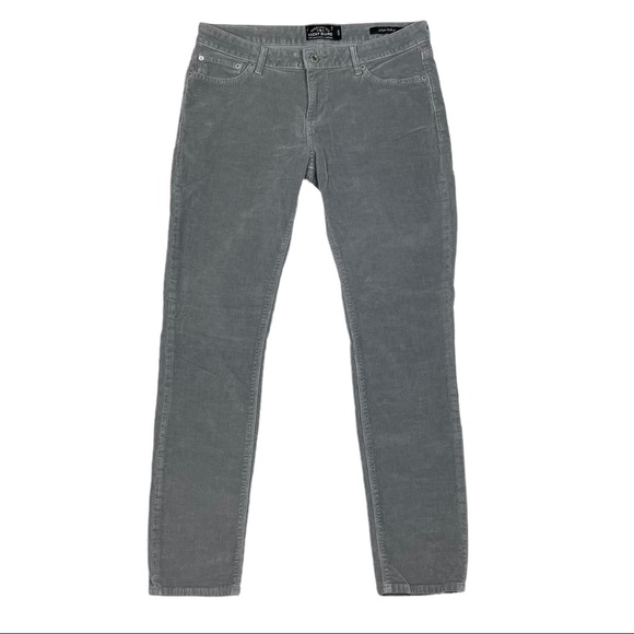 Lucky Brand Lolita Skinny Jeans Size 8 / 29 Corduroy Gray Stretch Pants - Picture 1 of 8